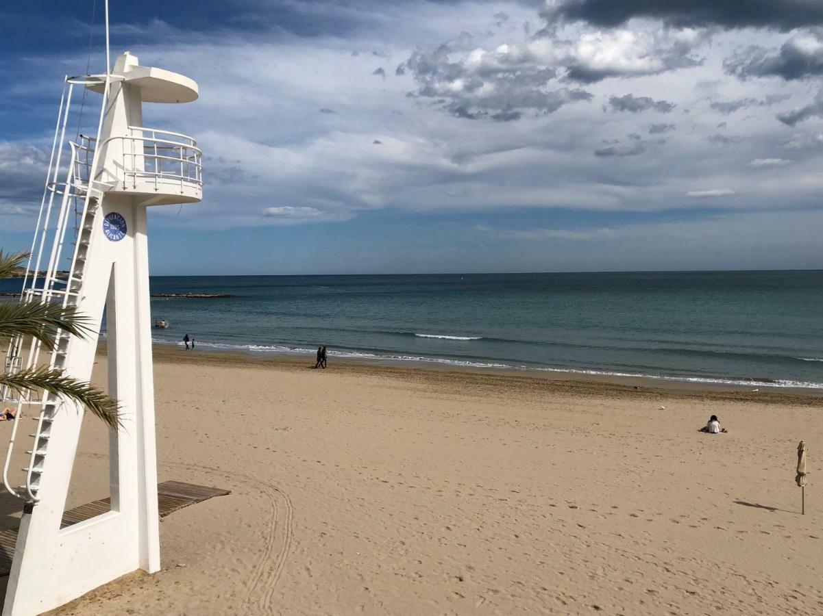Casa Con Preciosas Vistas A La Playa Del Postiguet Alicante Exterior foto